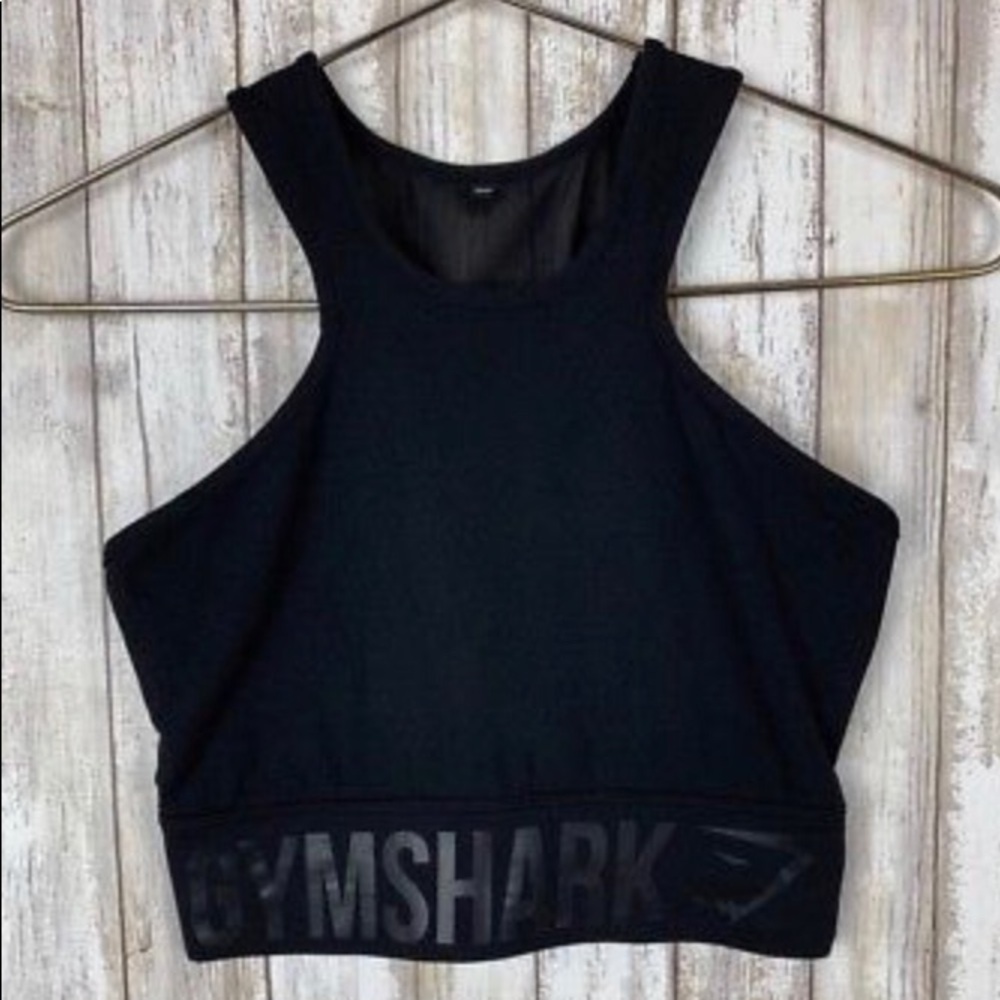 Black Gymshark Mesh Top